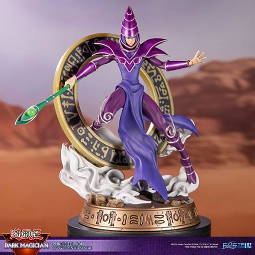 First 4 Figures - Yu-Gi-Oh! Statues - 12" Dark Magician (Purple Variant) PVC Statue