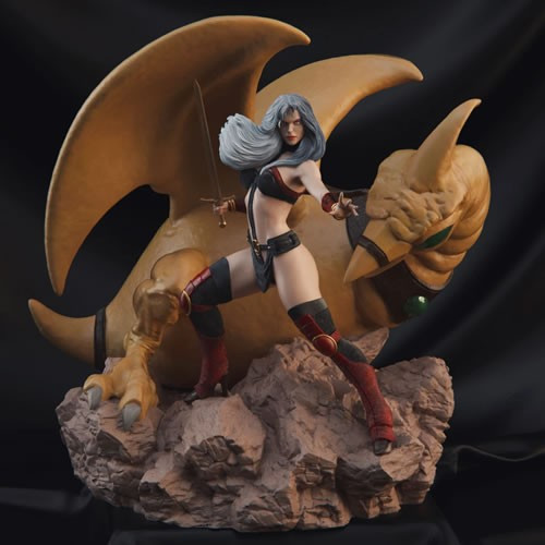 Incendium - Heavy Metal Statues - 1/10 Scale Taarna Deluxe Statue
