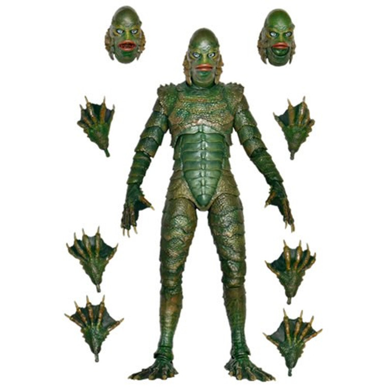 Neca - Universal Monsters 7" Scale Figures - Ultimate Creature From The Black Lagoon (Color)