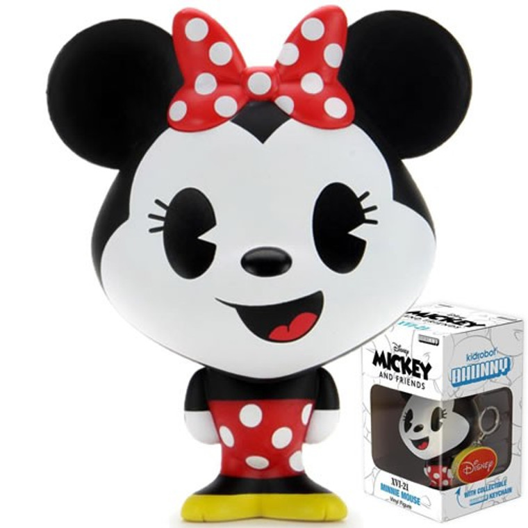 Kidrobot - Bhunny Stylized Figures - Disney / Mickey And Friends - 4" Minnie Mouse