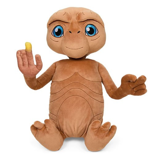 Kidrobot - E.T. Plush - 13" E.T. The Extra Terrestrial Ouch Interactive Plush with Light-Up Chest & Finger