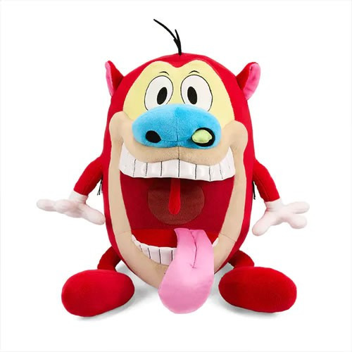 Kidrobot - HugMe Plush - Ren & Stimpy - 16" Stimpy (Shake Action)