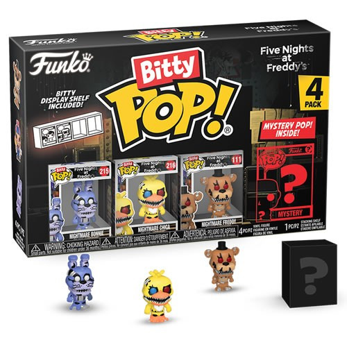 Funko - Bitty Pop! - FNAF - Nightmare Bonnie 4-Pack - 12 Pack