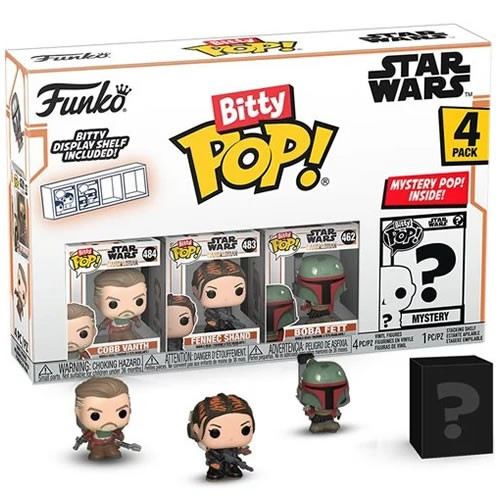 Funko - Bitty Pop! - Star Wars - The Mandalorian - Cobb Vanth 4-Pack - 12 Pack