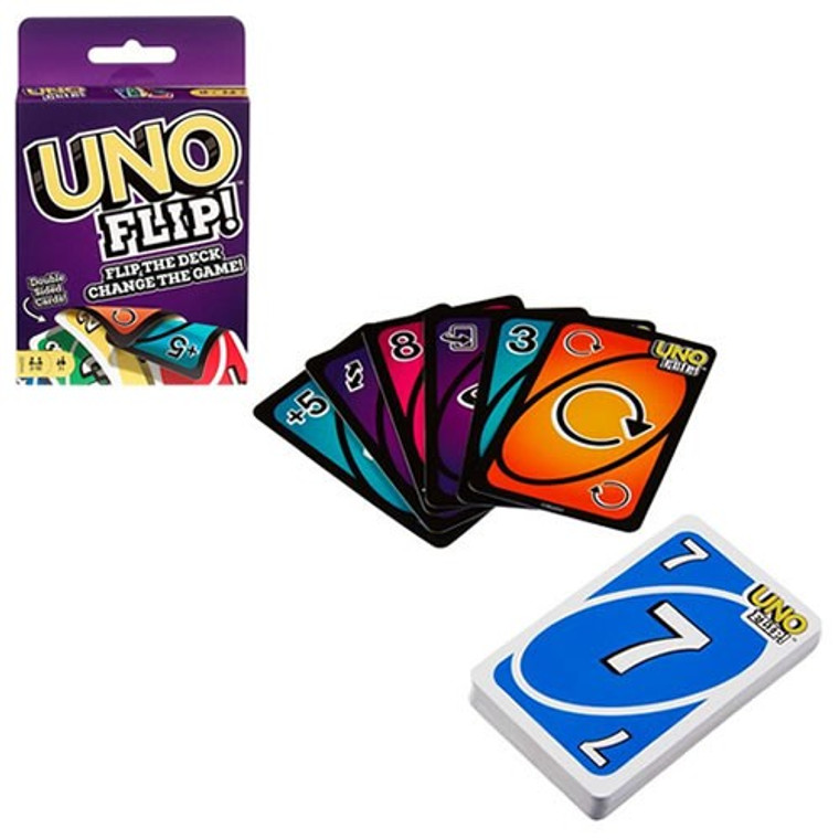 Mattel - Card Games - UNO - Uno Flip - 12 Pack Mattel - Card Games - UNO - Uno Flip - 12 Pack