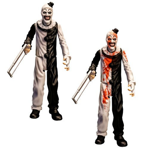 Trick Or Treat Studios - Terrifier Figures - 5" Scale Art The Clown (Color Change / Blood Bath Version) - 12 Pack