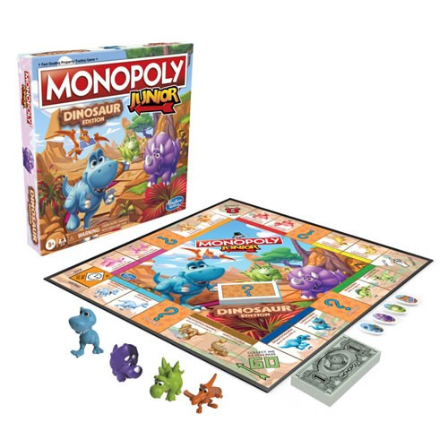 Hasbro Inc - Boardgames - Monopoly Junior - Dinosaur Edition - 0000 - 18 Pack