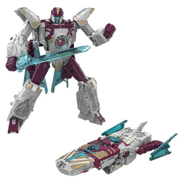 Hasbro Inc - Transformers Gen Legacy United Figures - Voyager Class - Cybertron Universe Vector Prime - 5X00 - 3 Pack