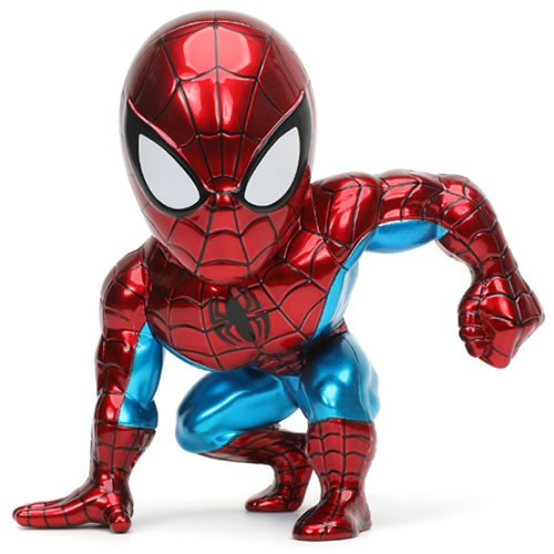Jada Toys, Inc - Metalfigs Figures - Marvel - 6" Ultimate Spider-Man - 3 Pack