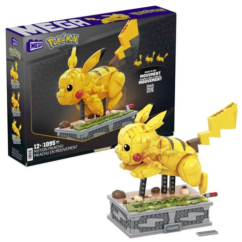 Mattel - Mega Building Sets - Pokemon - Motion Pikachu - 3 Pack