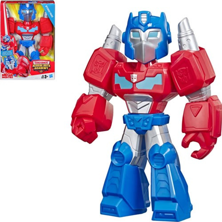 Hasbro Inc - Playskool Heroes Figures - Transformers - Rescue Bots Academy - Mega Mighties Optimus Prime - AX01 - 4 Pack Hasbro Inc - Playskool Heroes Figures - Transformers - Rescue Bots Academy - Mega Mighties Optimus Prime - AX01 - 4 Pack