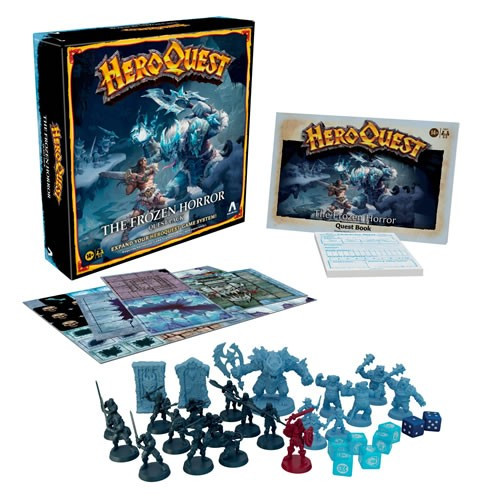 Hasbro Inc - Boardgames - HeroQuest - The Frozen Horror Expansion Pack - UU00 - 4 Pack