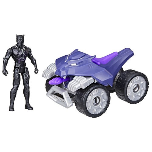 Hasbro Inc - Avengers Vehicles - Epic Hero Series - 4" Black Panther w/ Claw Strike ATV - 5L00 - 4 Pack