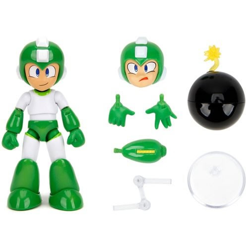 Jada Toys, Inc - Mega Man Figures - 1/12 Scale Mega Man (Hyper Bomb) - 4 Pack