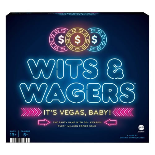 Mattel - Boardgames - Wits & Wagers: Vegas Edition - 4 Pack