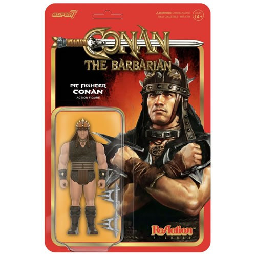 Super7 - ReAction Figures - Conan The Barbarian - W01 - Pit Fighter Conan - 4 Pack