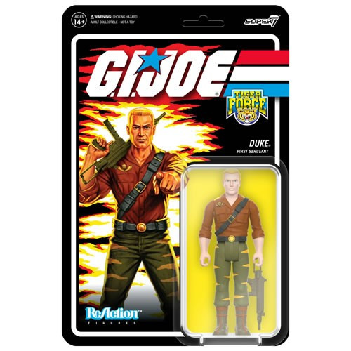 Super7 - Reaction Figures - G.I. Joe - W06 - Tiger Force Duke - 4 Pack