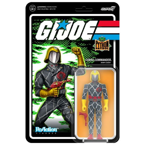 Super7 - Reaction Figures - G.I. Joe - W06 - Python Patrol Cobra Commander - 4 Pack