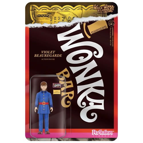 Super7 - ReAction Figures - Willy Wonka & The Chocolate Factory - W01 - Violet Beauregarde - 4 Pack
