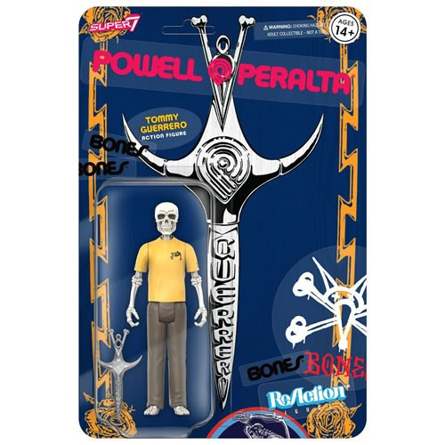 Super7 - ReAction Figures - Powell-Peralta - Wave 04 - Tommy Guerrero (V8 Dagger/Sacto '86) - 4 Pack