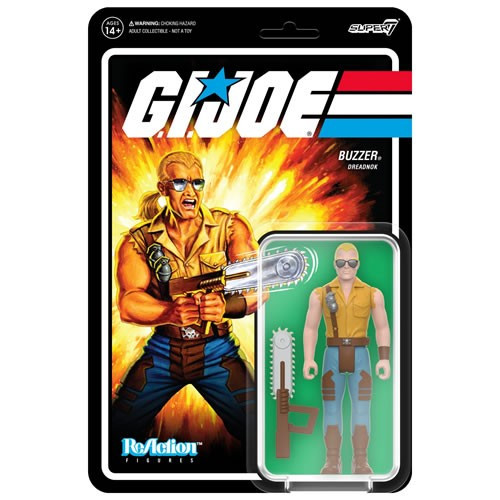 Super7 - Reaction Figures - G.I. Joe - W07 - Buzzer - 4 Pack