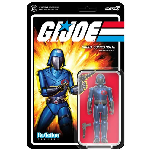 Super7 - Reaction Figures - G.I. Joe - W07 - Cobra Commander (Funhouse Robot) - 4 Pack