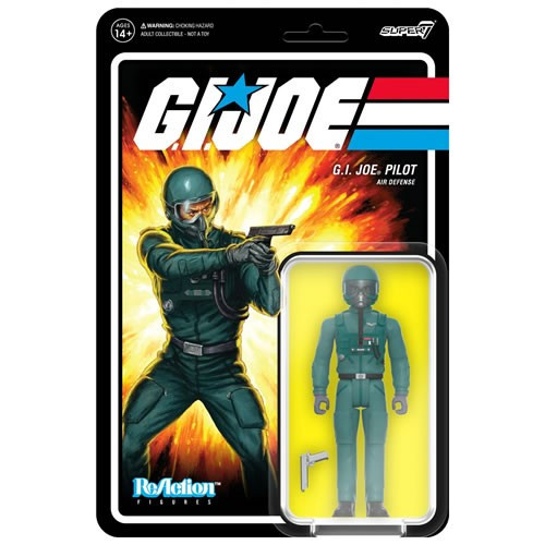 Super7 - Reaction Figures - G.I. Joe - W07 - Joe Pilot (Facemask) - 4 Pack