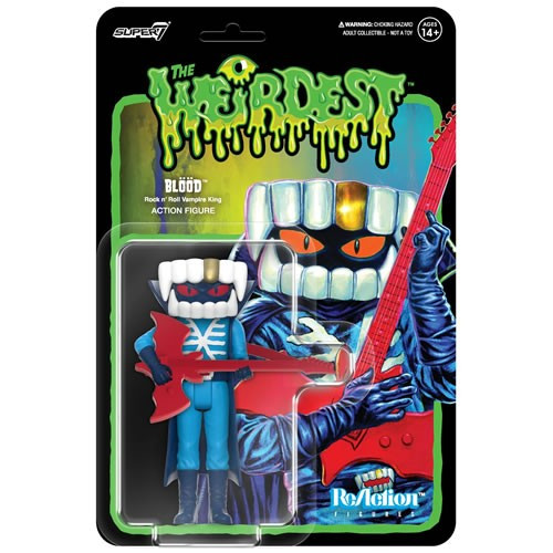 Super7 - ReAction Figures - The Weirdest - W03 - Blood (Indigo To Hell) - 4 Pack