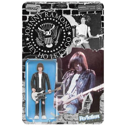 Super7 - ReAction Figures - Johnny Ramone (White Shirt) - 4 Pack