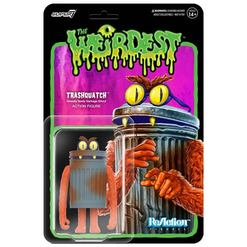 Super7 - ReAction Figures - The Weirdest - W05 - Trashquatch (Rotten Rangers) - 4 Pack