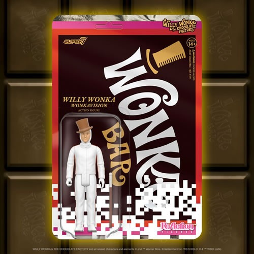 Super7 - ReAction Figures - Willy Wonka & The Chocolate Factory - W03 - Willy Wonka (Wonkavision) - 4 Pack