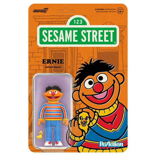 Super7 - Reaction Figures - Sesame Street - W01 - Ernie - 4 Pack