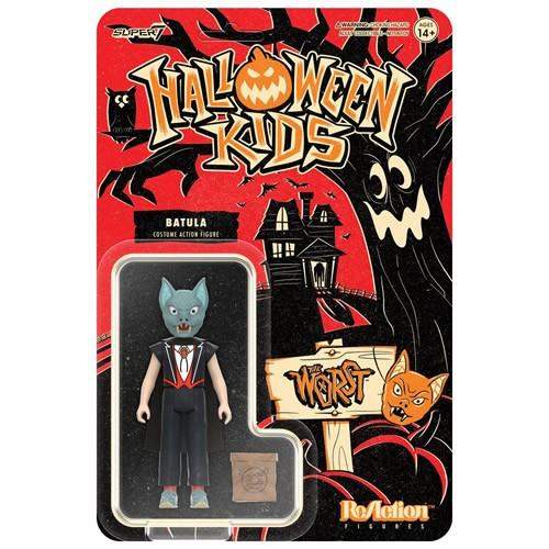 Super7 - ReAction Figures - Halloween Kids - Batula Boy (The Worst) - 4 Pack