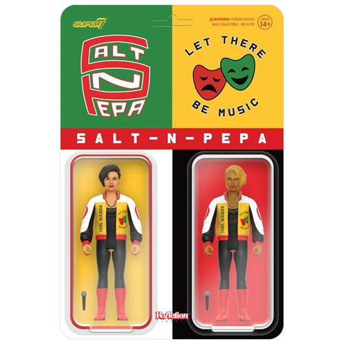 Super7 - ReAction Figures - Salt-N-Pepa - W01 - Salt-N-Pepa Push It 2-Pack - 4 Pack