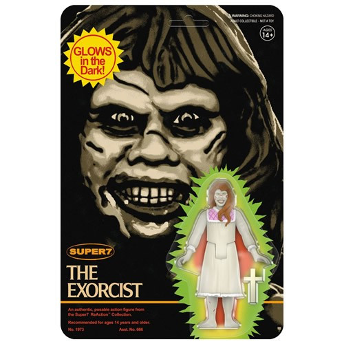 Super7 - ReAction Figures - The Exorcist - Regan (Monster Glow) - 4 Pack