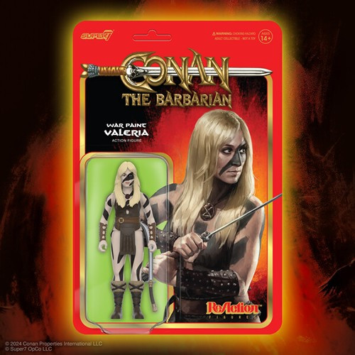 Super7 - ReAction Figures - Conan The Barbarian - W02 - Valeria (War Paint) - 4 Pack