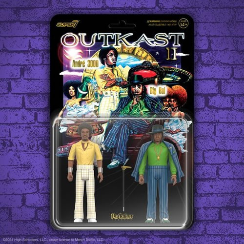 Super7 - ReAction Figures - OutKast - W02 - OutKast (Aquemini) 2-Pack - 4 Pack