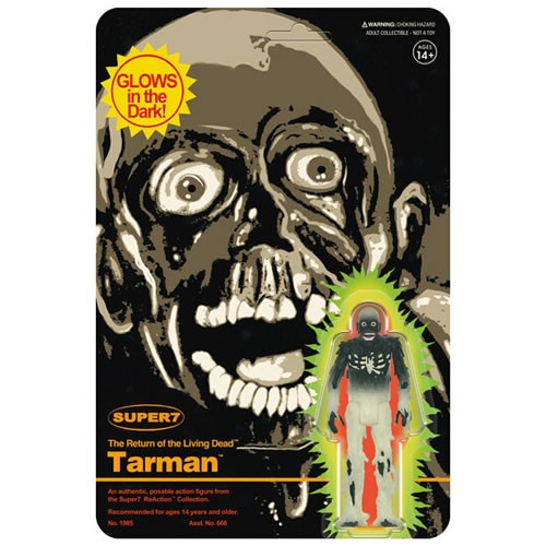 Super7 - ReAction Figures - Return Of The Living Dead - W04 - Tarman (Monster Glow) - 4 Pack