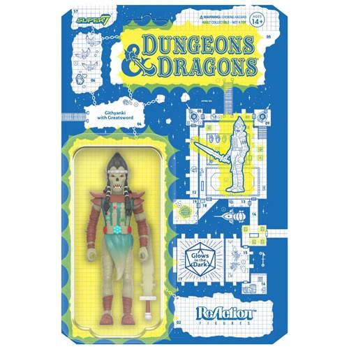 Super7 - ReAction Figures - Dungeons & Dragons - W04 - Githyanki (Glow) (SDCC 2024 Exclusive) - 4 Pack