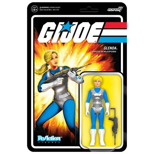 Super7 - ReAction Figures - G.I. Joe - Glenda (Special Air Intelligence Officer) - 4 Pack