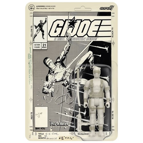 Super7 - ReAction Figures - G.I. Joe - Snake Eyes (Comic) - 4 Pack