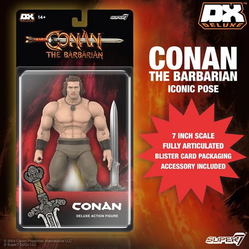 Super7 - S7 DX Deluxe Figures - Conan The Barbarian - 7" Scale Conan (Iconic Pose) - 4 Pack