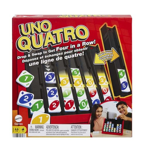 Mattel - Games - UNO Quatro - 5 Pack