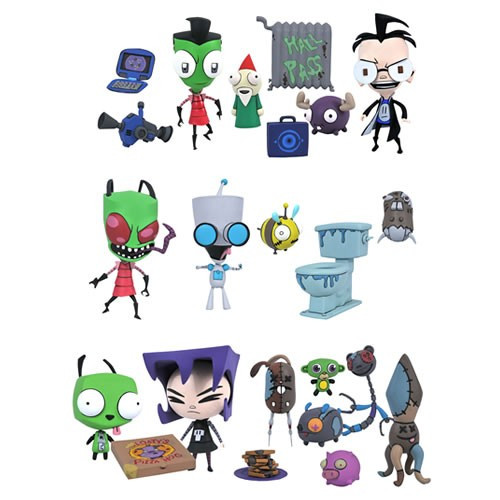 Dst - Invader Zim Figures - S01 - Deluxe Figure Assortment - 6 Pack