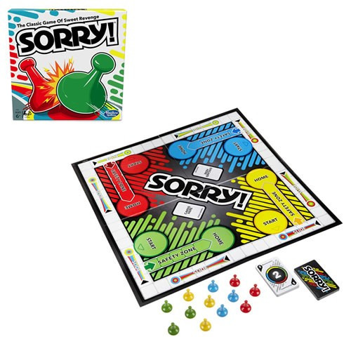 Hasbro Inc - Boardgames - Sorry - A440 - 6 Pack