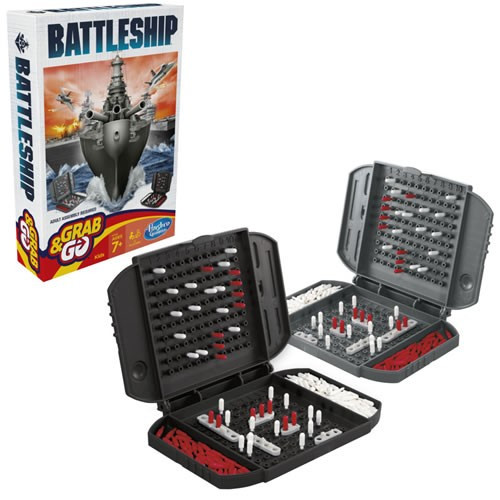Hasbro Inc - Games - Battleship - Grab And Go Edition - U087 - 6 Pack