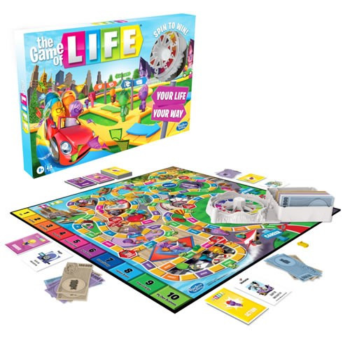 Hasbro Inc - Boardgames - Game Of Life - Classic Edition - 0000 - 6 Pack