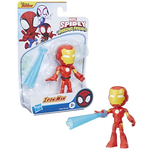 Hasbro Inc - Spidey And His Amazing Friends Figures - Iron Man - 5X00 - 6 Pack