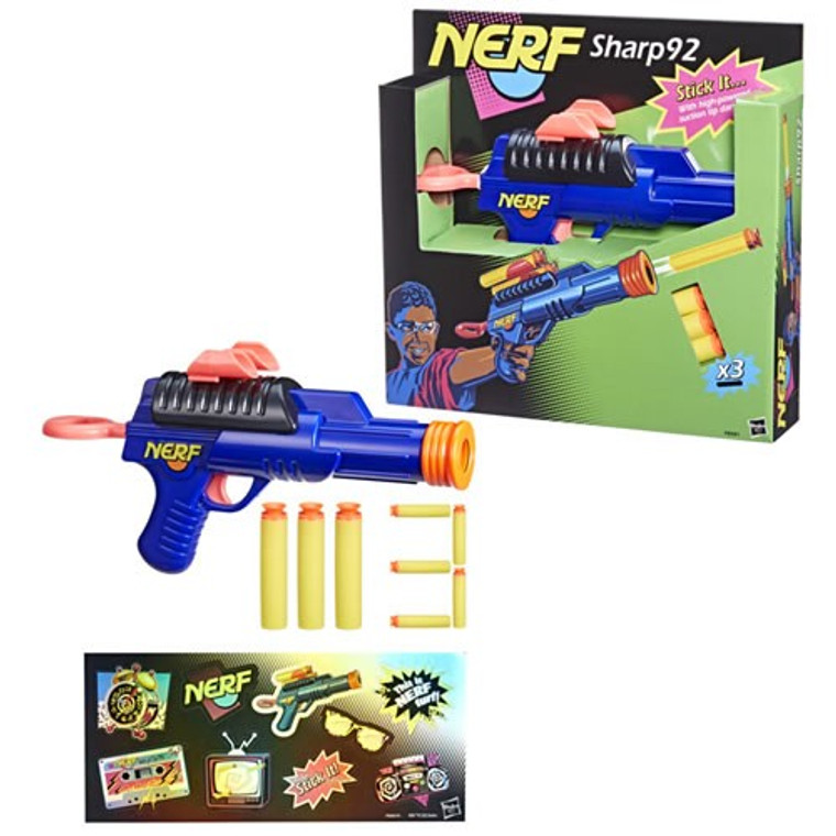 Hasbro Inc - Nerf Retro - Sharp92 Blaster - S000 - 6 Pack