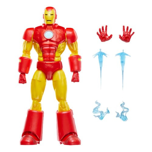 Hasbro Inc - Marvel Legends 6" Figures - Iron Man Retro Series - Iron Man (Model 09) - 5X00 - 6 Pack